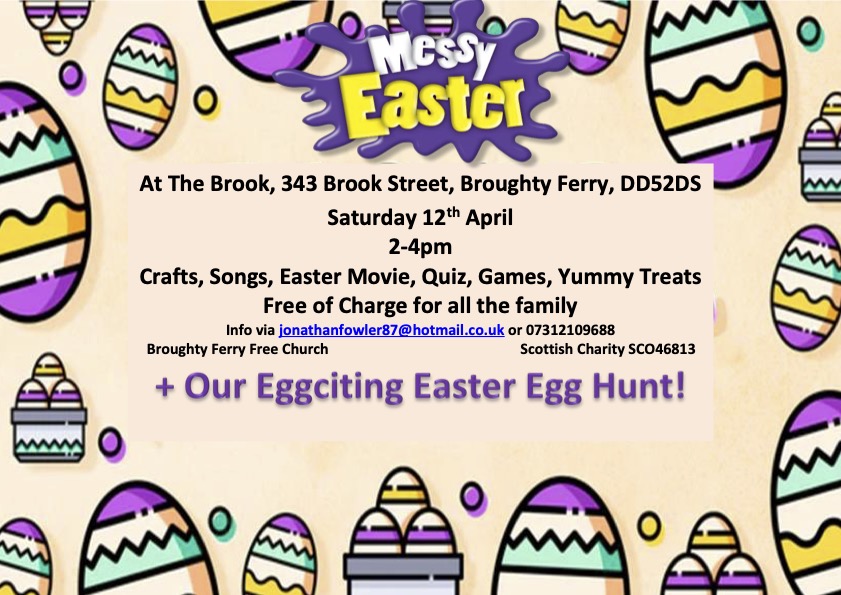 April Messy Easter Poster