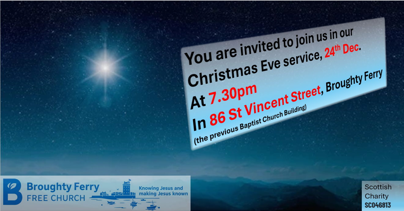 Invitation Christmas Eve 2025